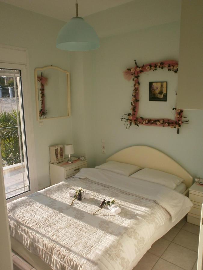 Beach Front House With View Marathos  외부 사진