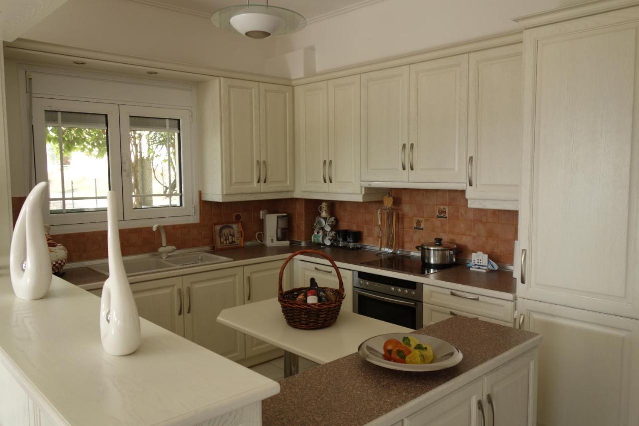 Beach Front House With View Marathos  외부 사진