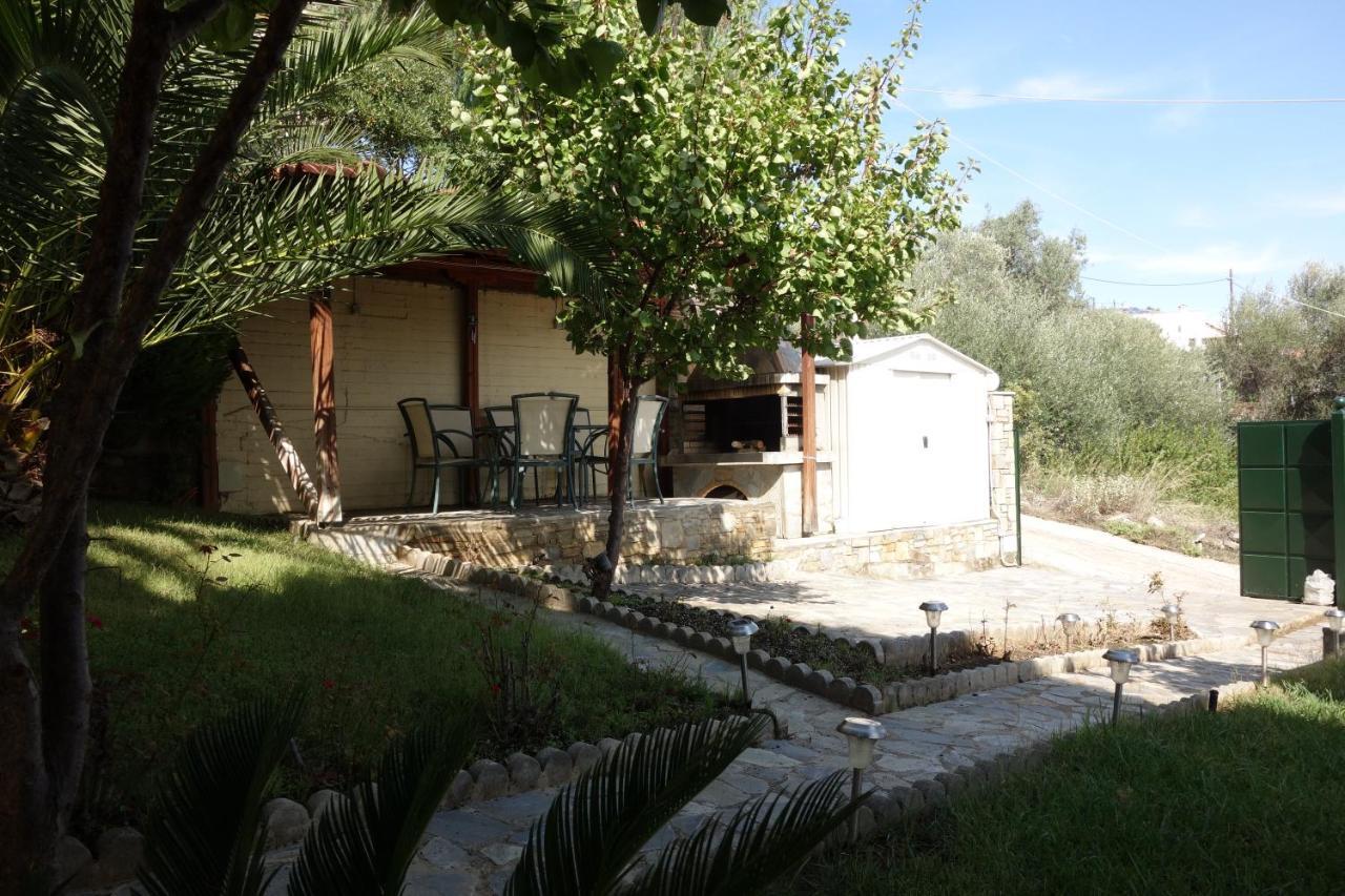 Beach Front House With View Marathos  외부 사진