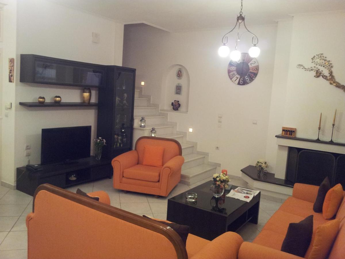 Beach Front House With View Marathos  외부 사진